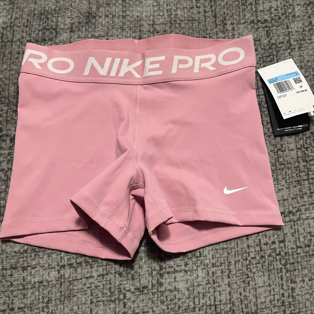 Nike Women's Pink Pro Shorts